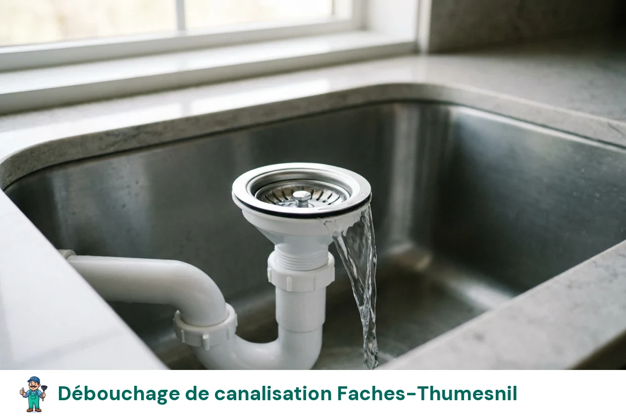 Débouchage de canalisation à Faches-Thumesnil