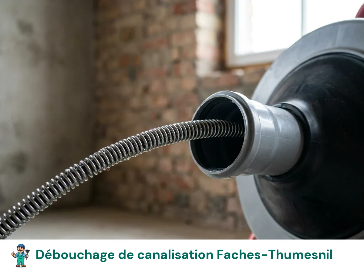 Débouchage de canalisation à Faches-Thumesnil