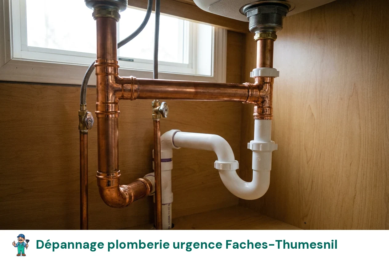 Dépannage plomberie urgence à Faches-Thumesnil