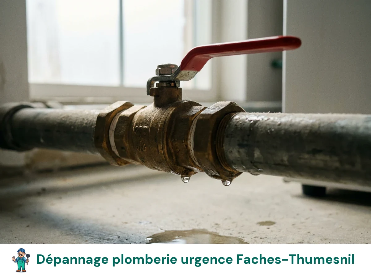 Dépannage plomberie urgence à Faches-Thumesnil