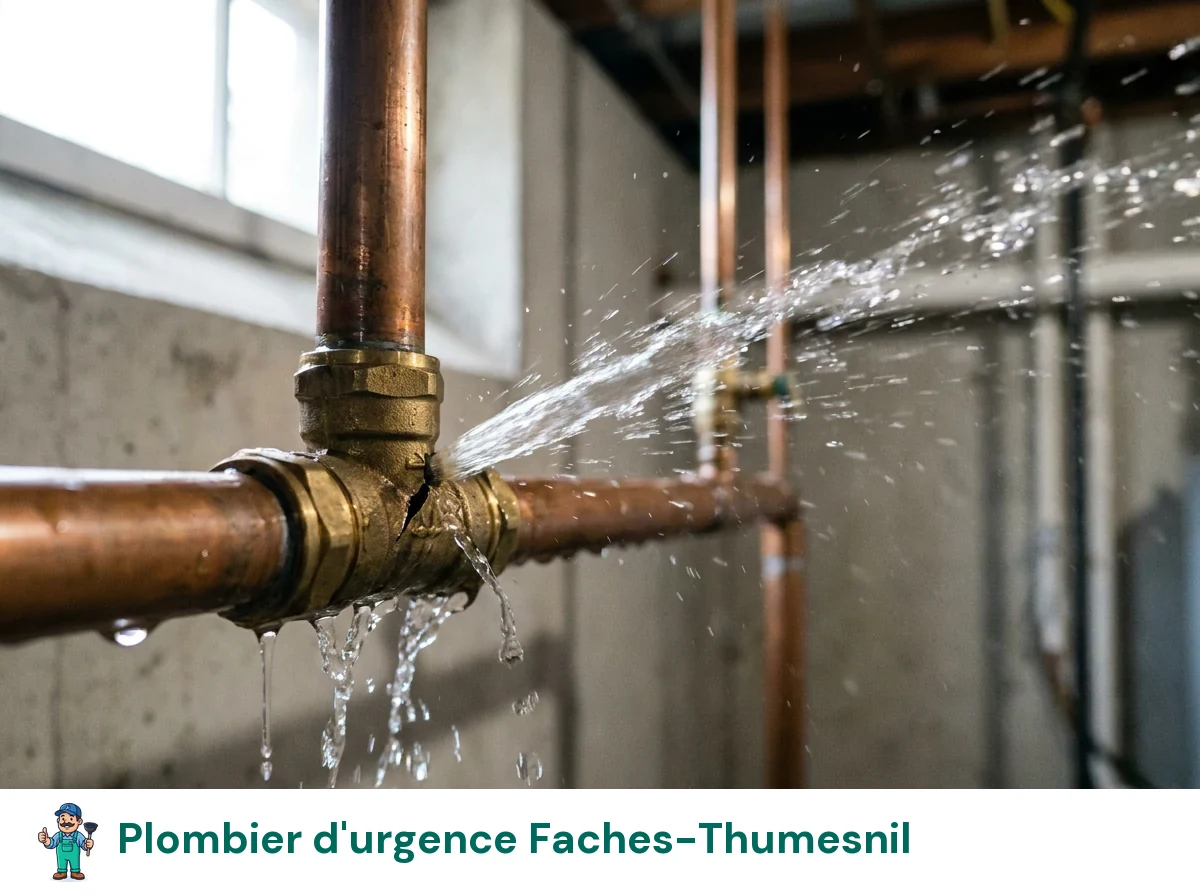 Plombier d'urgence à Faches-Thumesnil