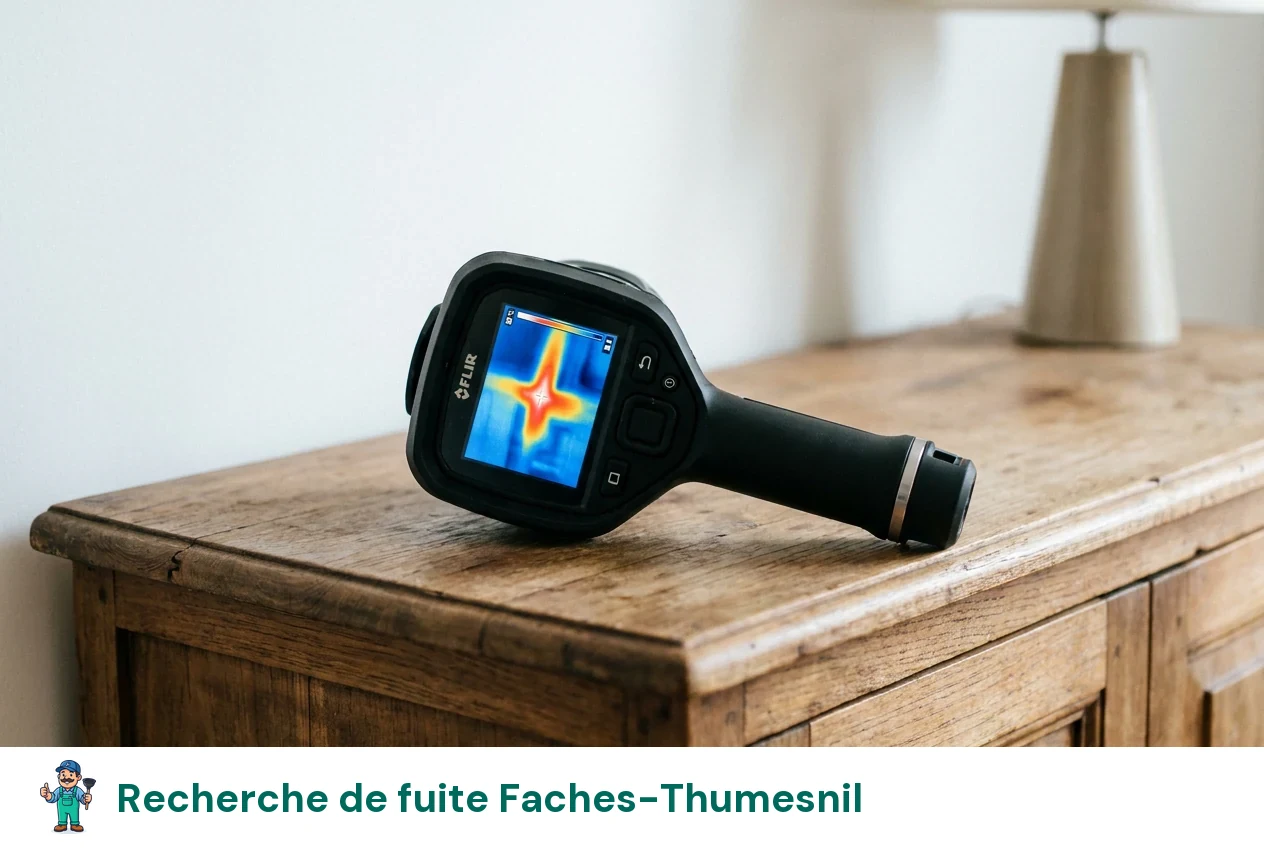 Recherche de fuite à Faches-Thumesnil