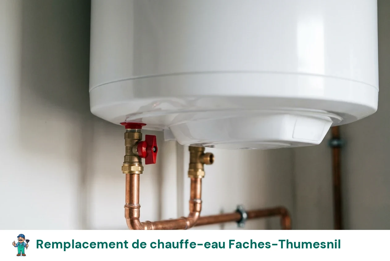 Remplacement de chauffe-eau à Faches-Thumesnil