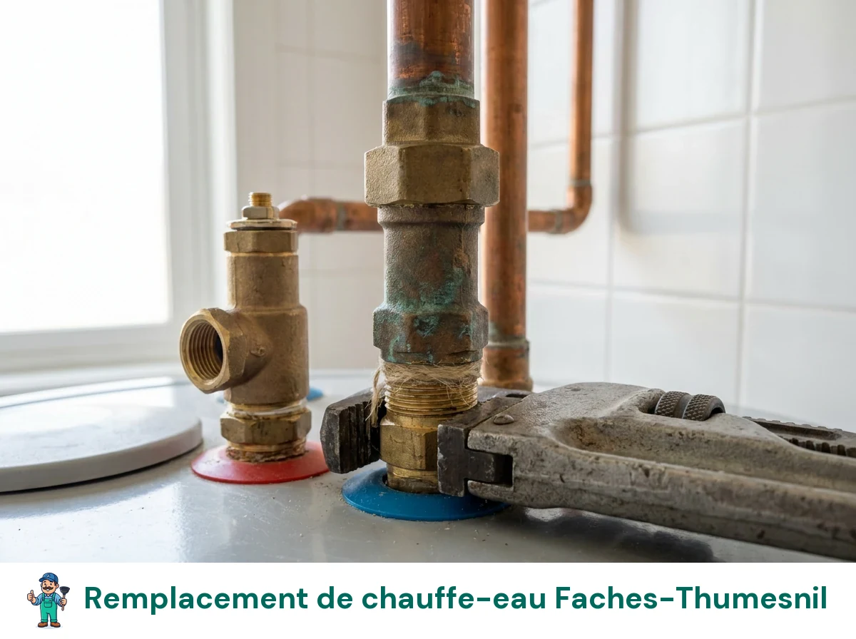 Remplacement de chauffe-eau à Faches-Thumesnil